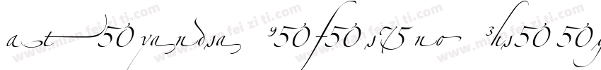 Alexandra Zeferino Three字体转换